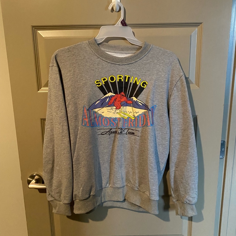 Almost Friday Apres Ski Yeti Crewneck